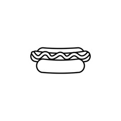 food of hod dog icon