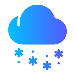 snowy gradient icon