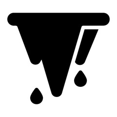 icicle glyph icon