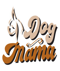 Retro, Dog Craft Design. T-shirt Design. Illustration