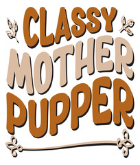 Retro, Dog Craft Design. T-shirt Design. Illustration