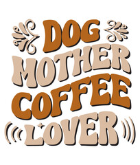 Retro, Dog Craft Design. T-shirt Design. Illustration