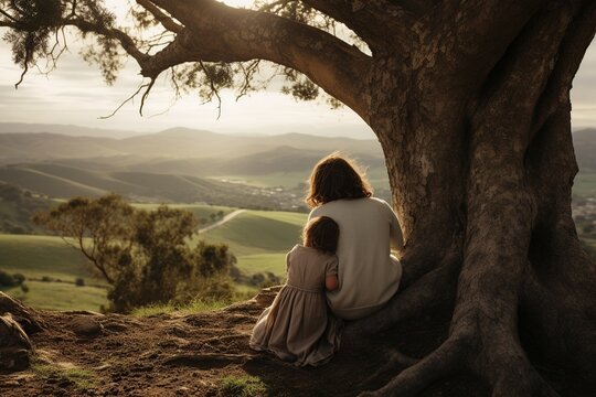 Mother and Child Bonding in Nature