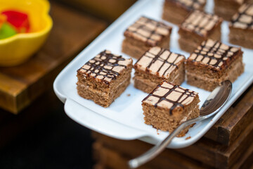 chocolate cake on a plate