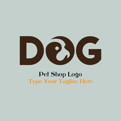 Dog logo design, unique dog logo design by illustrator
