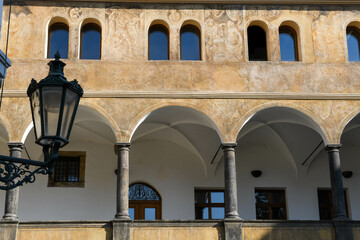 Old house of Prague on Czech Republic
