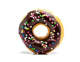 Donut isolated on white background, cut out