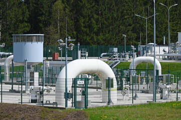 Gas Connect Austria Rainbach compressor station.