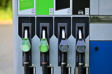 OMV petrol pump in Prottes