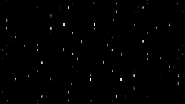Engage with 4K footage displaying animated binary numbers, tailored for tech backgrounds, featuring binary animations and detailed numbers footage for immersive tech-themed visuals.