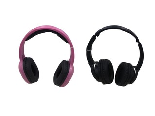 Pair of wireless headphones for listening to music-