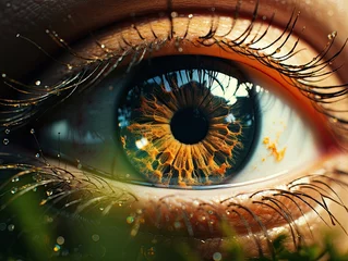 Chestnut Eye with Double Exposure © Custom Media
