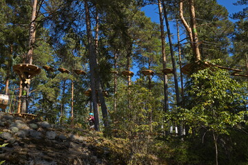 Activity park in Trosa, Södermanland, Sweden, Europe
