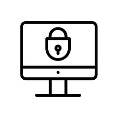 Internet security icon vector. Antivirus illustration sign. Protection symbol or logo.
