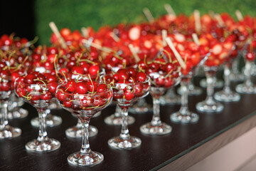 red and silver beads