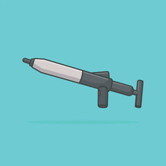 Plumbing plunger hand tool for toilet in an outline style. Cleaning toilet sucker icon.