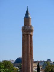 beautiful minaret of an old mosque