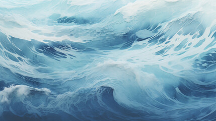 Fototapeta na wymiar Minimal ocean waves background