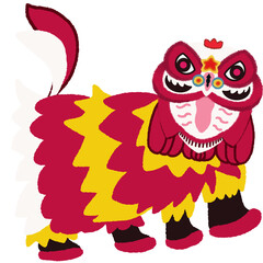 Dragon dance in Chinese festival