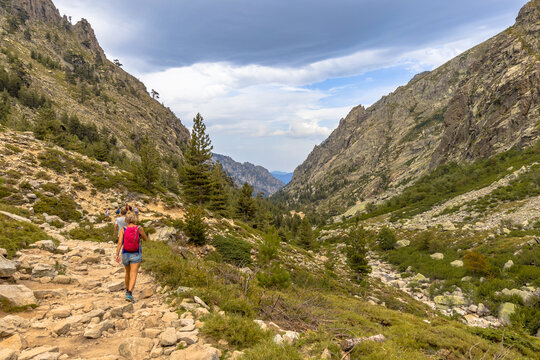 Restonica gorge view