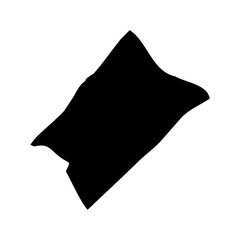 Gaza Governorate map, administrative division of Palestine. Vector illustration.