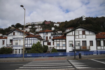 Houses in a neighborhood of Bilbao