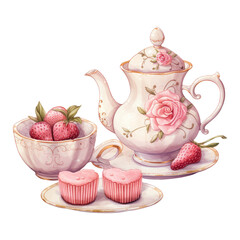 valentine tea set