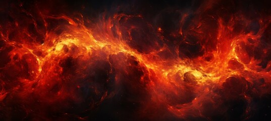 Flame fire. Generative AI technology.