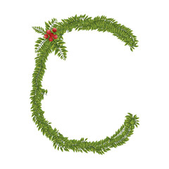 Letter C Christmas