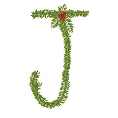 Letter J Christmas