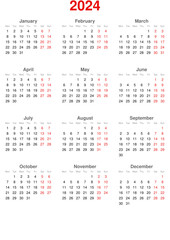 calendar 2024 calendars