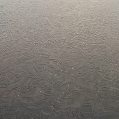 Frosty Haven: Small Lake's Quiet Beauty in the Heart of Autumn