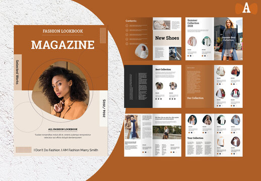 Fashion Look book Magazine Template