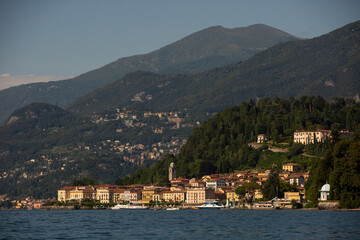 Fototapeta premium Amazing landscapes of northen italy, Lake como and his lovely and beautifull towns in the mountains