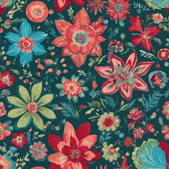 Fotobehang Trendy Wallpaper and Fabric Print Designs © Muhammad