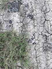 close up cracked earth texture background