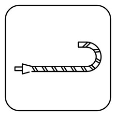 new year line icon 2