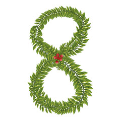 Number 8 Christmas