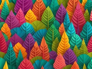 Fototapeta na wymiar colorful background with autumn leaves