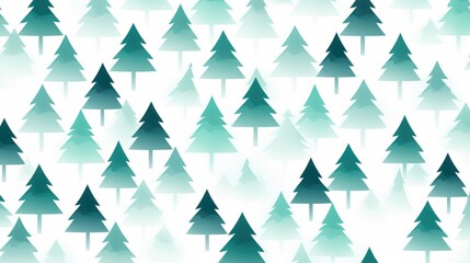 Fototapeta premium Christmas seamless pattern with fir tree. geometric Christmas tree pattern.