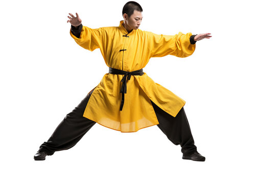 Martial Arts Uniform Changshan On A Transparent Background