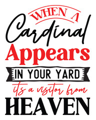 Christmas Cardinals sticker SVG vector file 