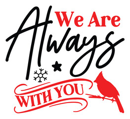 Christmas Cardinals sticker SVG vector file 