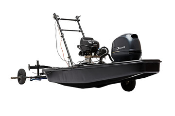 Clean Surface Trolling Motor Isolation on a transparent background