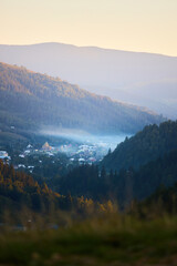 Tranquil Alpine Majesty: Verdant Peaks and Serene Valleys