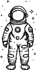 spaceman cartoon