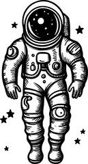 spaceman cartoon