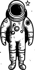 spaceman cartoon