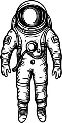 Fototapeta na wymiar spaceman cartoon