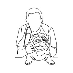 Vet vector illustration